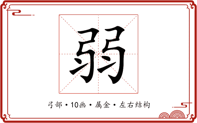 弱 弱